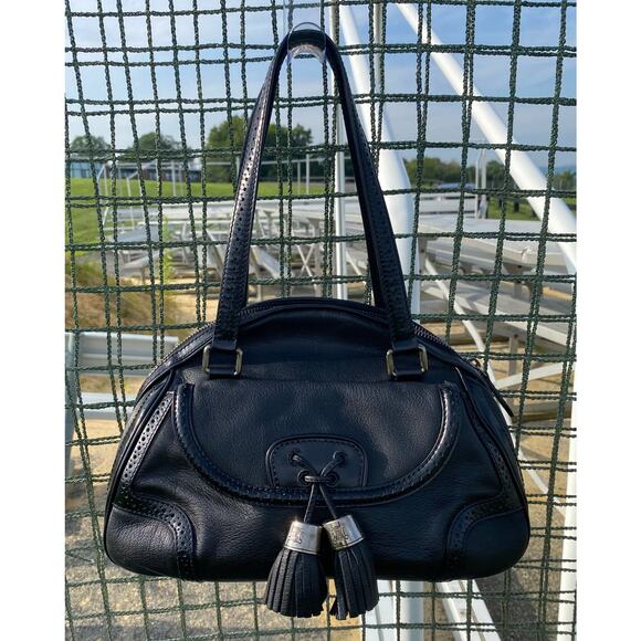 Vintage 00's Céline Tassel Bowling Shoulder Bag - Picture 4 of 10